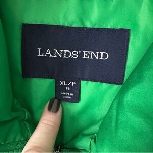 Lands' End Green Jacket XL